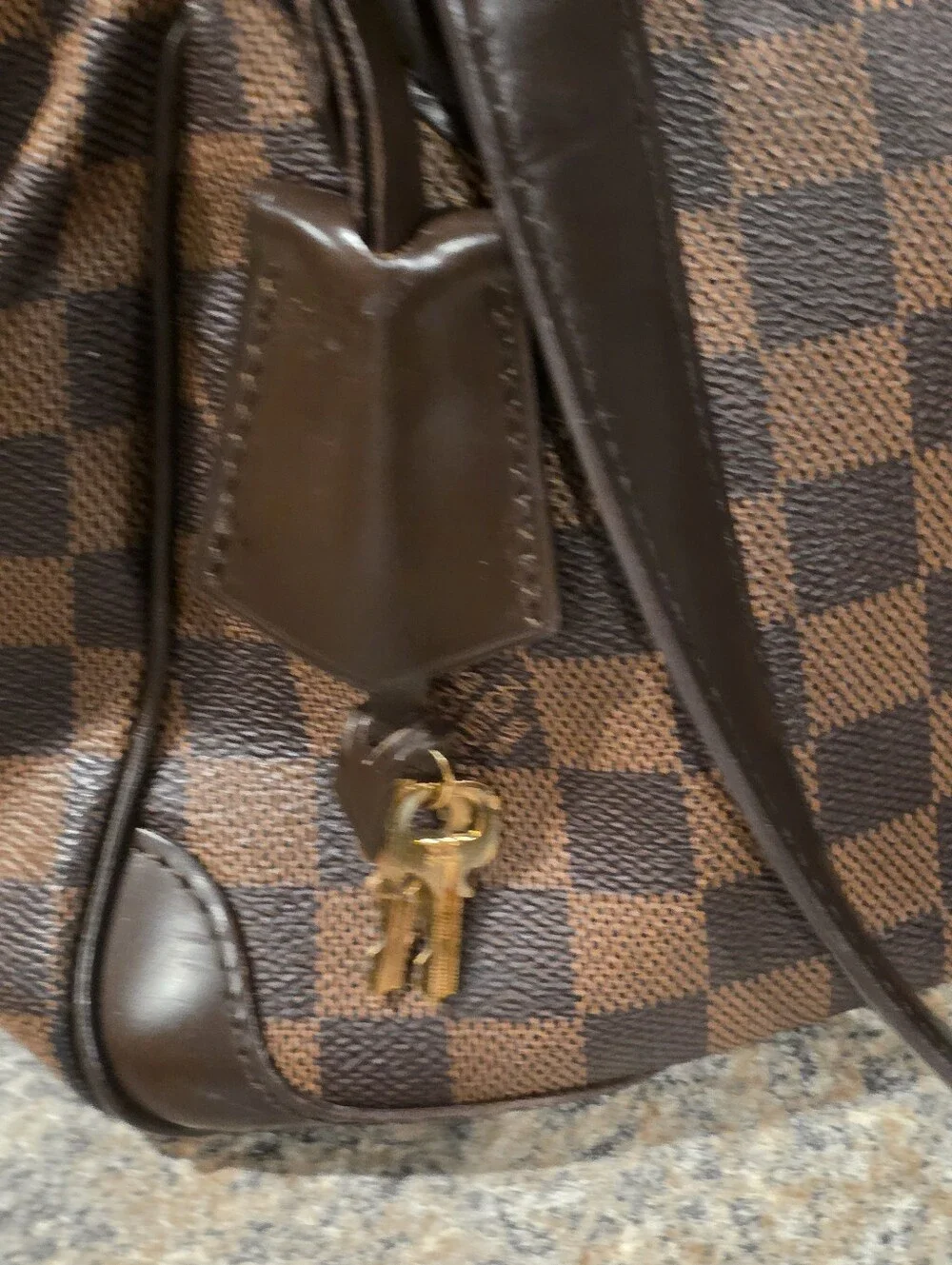 Louis Vuitton Damier Ebene Verona PM/ GREAT USED CONDITION - Picture 6 of 9